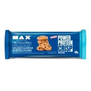 Barra de Proteina Max Titanium Power Crisp Cookies 44g